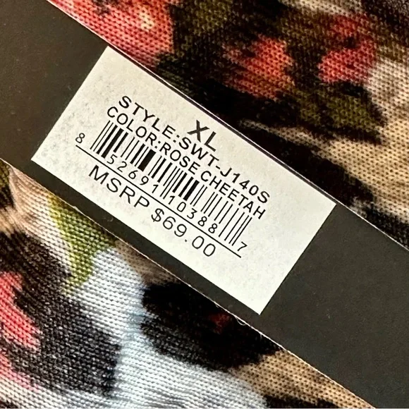 NWT Catherine Malandrino Rose Cheetah Print Set - Picture 5 of 6